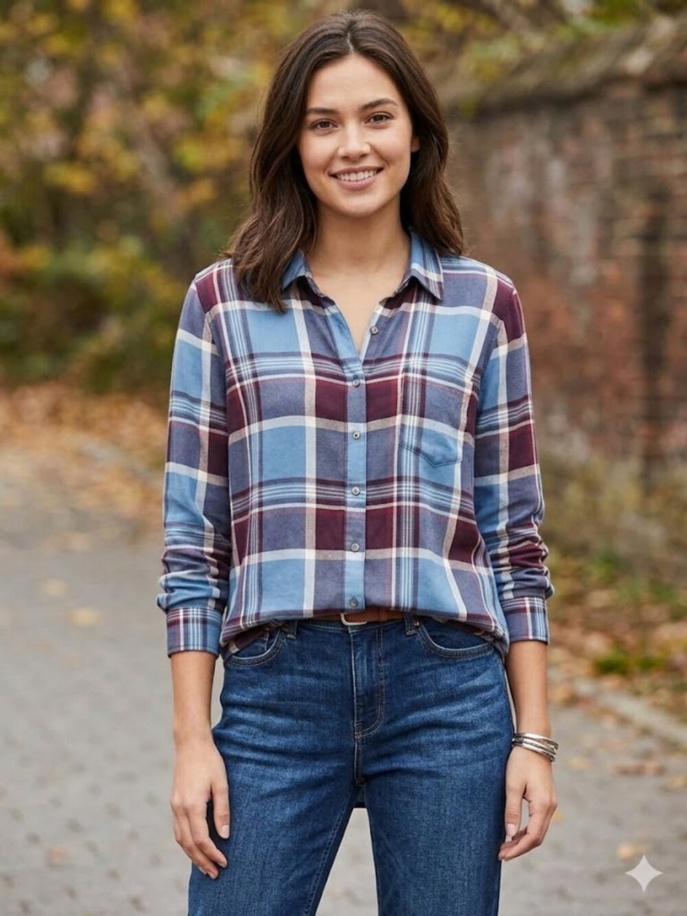 Aeropostale Plaid Flannel Rayon Shirt NWT